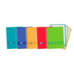 CUADERNO ESPIRAL A5 5X5 120H 90G MICROPERFORADO PP OXFORD 400149424