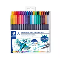 ROTULADOR DOBLE PUNTA FIBRA ACUARELABLE C.36 STAEDTLER 3001 TB36