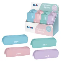 PORTATODO RECTANGULAR SILICONA COLORES PASTEL SERENITY DOHE 51965