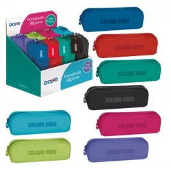 PORTATODO RECTANGULAR SILICONA COLORES VIBES DOHE 51975
