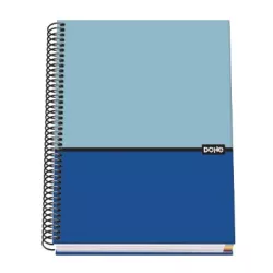 CUADERNO A5 5X5 100H 90GR AZUL DUO DOHE 51500