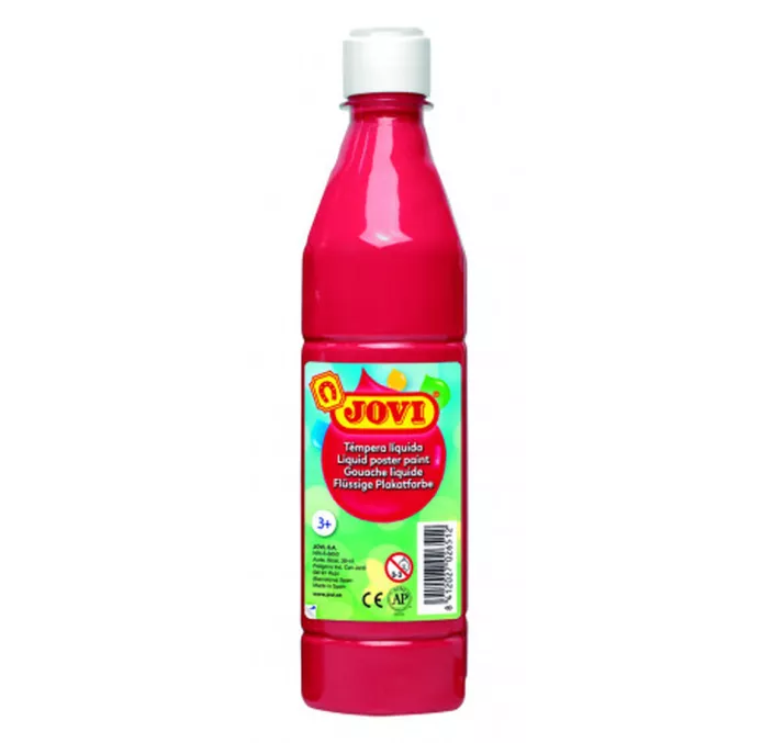 TEMPERA LIQUIDA 500ML ROJO JOVI 003674 506/07