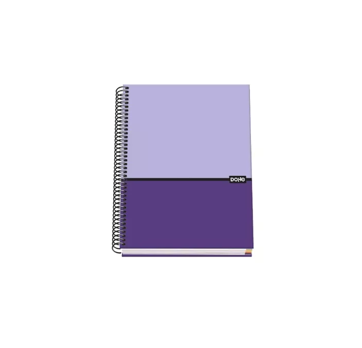 CUADERNO A5 5X5 100H 90GR MORADO DUO DOHE 51503