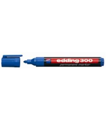 Rotulador permanente punta conica recargable azul edding 300-03 - ED30003