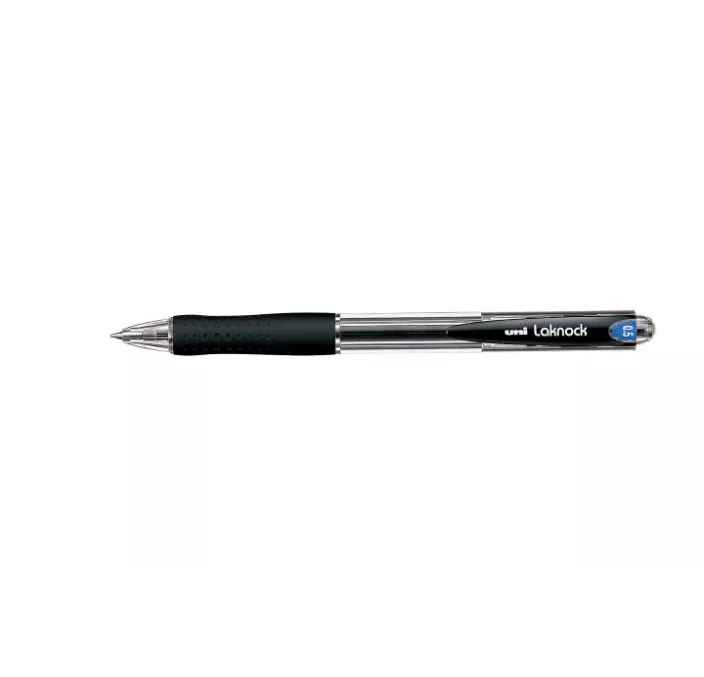 BOLIGRAFO 05 NEGRO RETRACTIL UNI LAKNOCK SN-100-05 UNI BALL