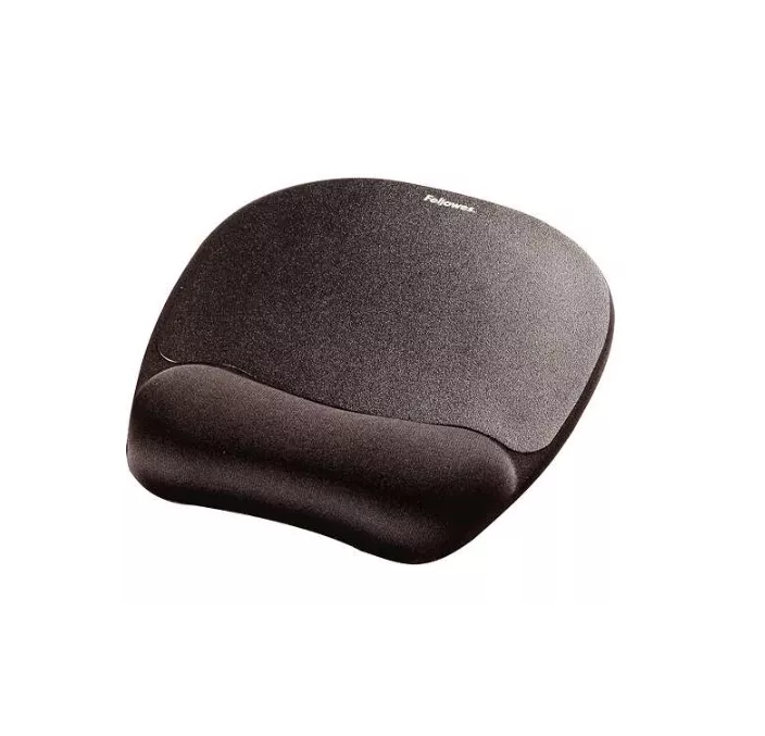 REPOSAMUÑECAS RATON ESPUMA MEMORY FOAM NEGRO FELLOWES 9176501
