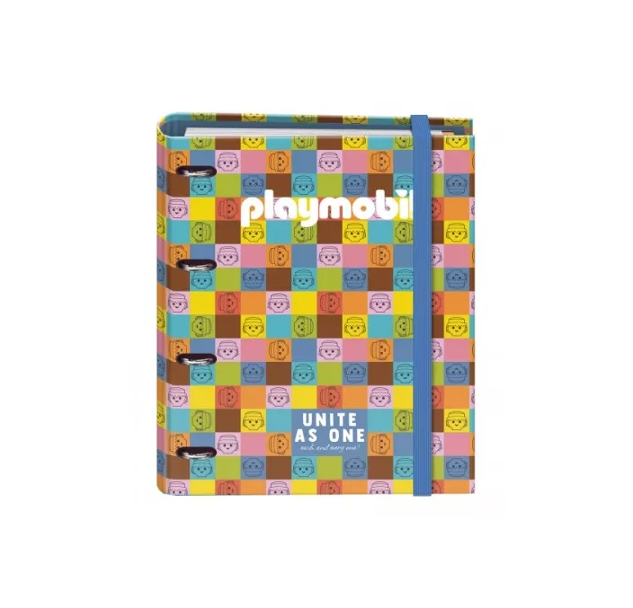 CARPETA 4 ANILLAS 35MM+RECAMBIO PLAYMOBIL DOHE 51801