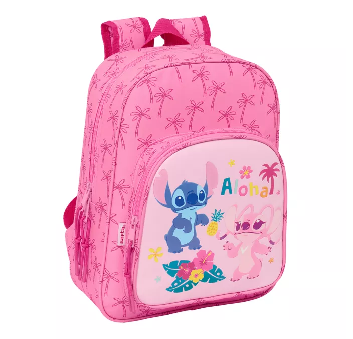 MOCHILA INFANTIL ADAPT.CARRO STITCH "CHILL" SAFTA 612515185