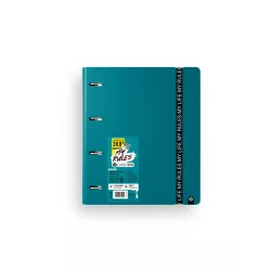 CARPEBLOCK PP FOAM 4ANILLAS C/RECAMBIO 100H 5X5 DEEP GREEN CARCHIVO 1247747