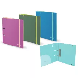 ARCHIVADOR A4 POLIPROPILENO BICOLOR 2 ANILLAS BISMARK 332660