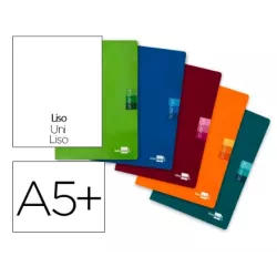 CUADERNO GRAPA 4º LISO 48H 90GRS TAPA CARTON SCRIPTUS LIDERPAPEL LB32 52199