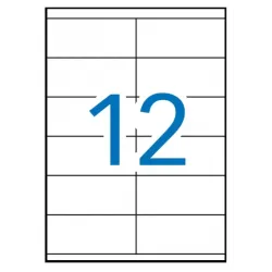 ETIQUETA POLIV. A4 100H 105MMX48MM 1200U C/R/B APLI 01289