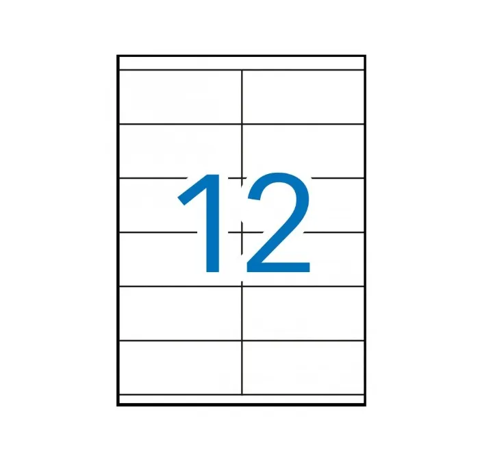 ETIQUETA POLIV. A4 100H 105MMX48MM 1200U C/R/B APLI 01289