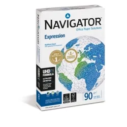 PAPEL A4 500H 90GRS SATINADO BLANCO EXPRESSION PREMIUM NAVIGATOR 005013