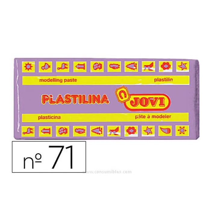 PLASTILINA 150 GRS LILA JOVI 71/14