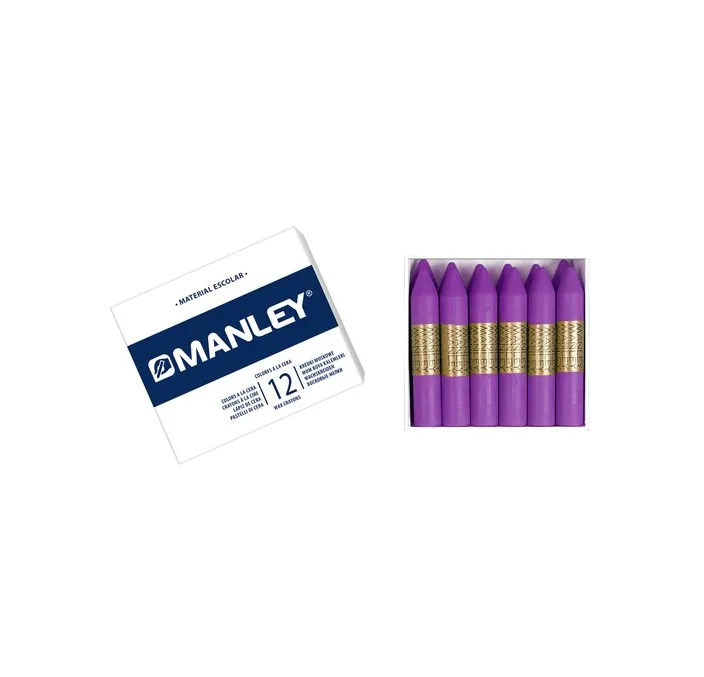 PINTURA CERA VIOLETA CLARO Nº14 C.12 MANLEY MNC04577