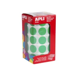 GOMET ROLLO CIRCULO GRANDE 20MM VERDE APLI 04862