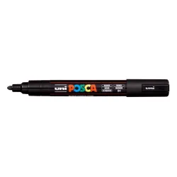 ROTULADOR 2,5MM NEGRO "24" PC-5M POSCA UNI 916117
