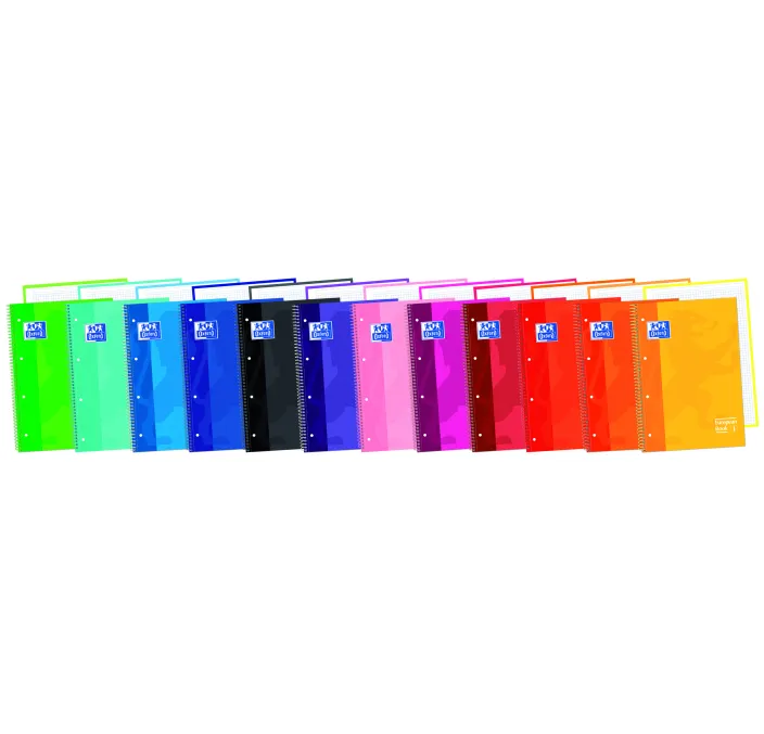 CUADERNO ESPIRAL A4 5X5 80H 90GRS T/E/D VIOLETA OXFOR 100430201 083021