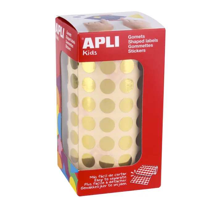 GOMET ROLLO CIRCULO PEQUEÑO 10,5MM ORO APLI 11626