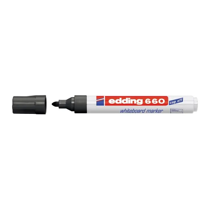 ROTULADOR PIZARRA BLANCA NEGRO EDDING 660-01