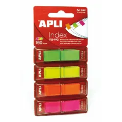 NOTA ADHESIVA BANDERITA 12X45 ZIGZAG 160H FLUOR APLI 12482