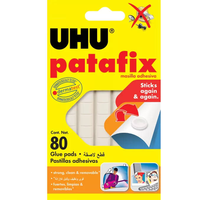 MASILLA ADHESIVA PATAFIX 80UDS. UHU 39125