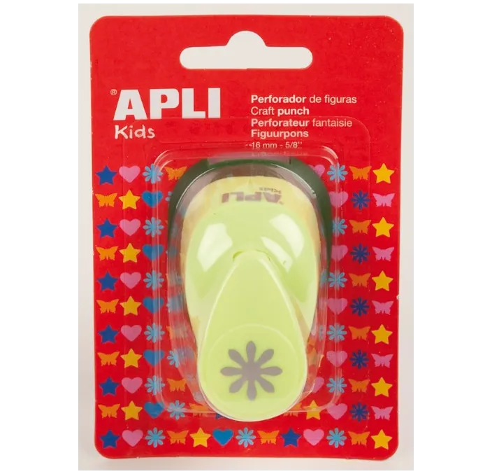 TALADRO FORMAS FLOR VERDE APLI 13067