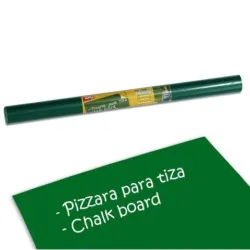 PIZARRA VERDE ADHESIVA 0,45X2MTS APLI 10962