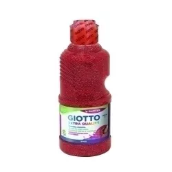 TEMPERA LIQUIDA 250ML ROJO GLITTER GIOTTO-FILA F53120600