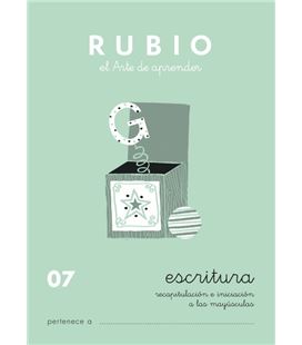 Cuaderno escolar escritura 07 rubio 10920 - ESCRITURA 07