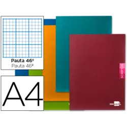 CUADERNO GRAPA Fº Nº46 48H 90GRS SURTIDO LIDERPAPEL 53704
