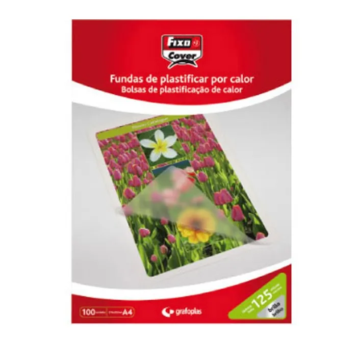 BOLSA PLASTIFICACION A5 154MMX216MM 125 MICRAS C.100 GRAFOPLAS 01021200