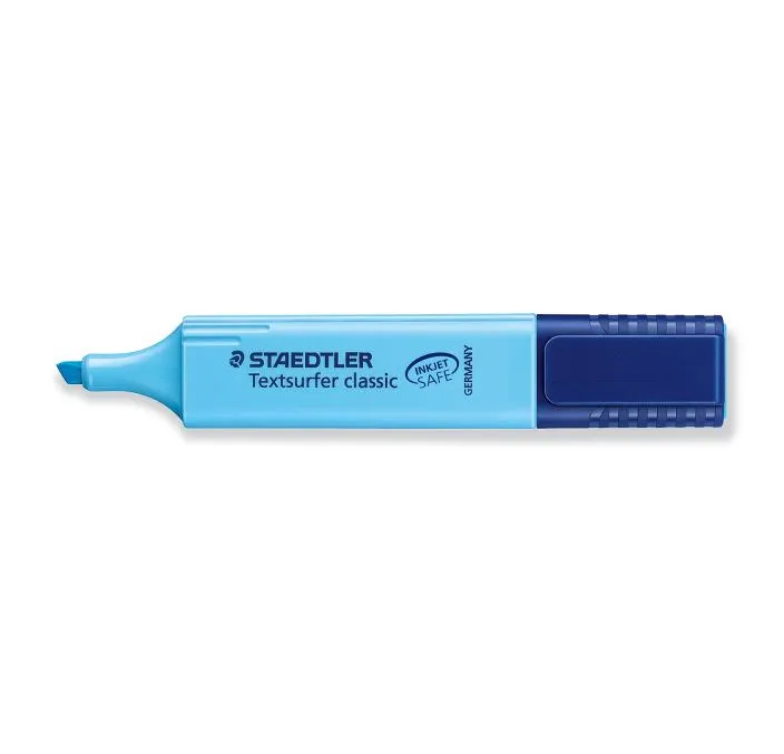 MARCADOR FLUORESCENTE AZUL TEXTSURFER STAEDTLER 364-3