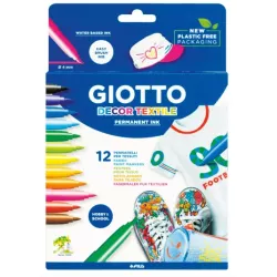 ROTULADOR DECOR TEXTILE 12U FILA-GIOTTO 494900