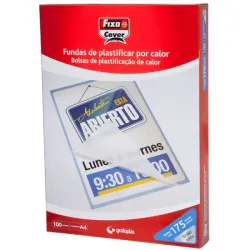 BOLSA PLASTIFICACION A3 80 MICRAS BRILLO GRAFOPLAS 01020000