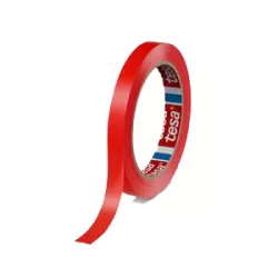 CINTA ADHESIVA 12MMX66M PVC ROJO TESA 60404-00008-00