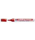 Rotulador permanente rojo edding 3000-02