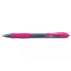 BOLIGRAFO 07 ROSA RETRACTIL GEL G-2 PILOT BL-G2-7 275821