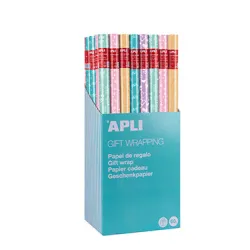 PAPEL REGALO ROLLO 0,70X2 MTS NORDIK FUN APLI 18630