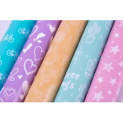 PAPEL REGALO ROLLO 0,70X2 MTS NORDIK FUN APLI 18630