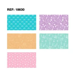 PAPEL REGALO ROLLO 0,70X2 MTS NORDIK FUN APLI 18630