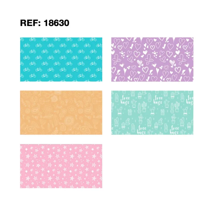 PAPEL REGALO ROLLO 0,70X2 MTS NORDIK FUN APLI 18630