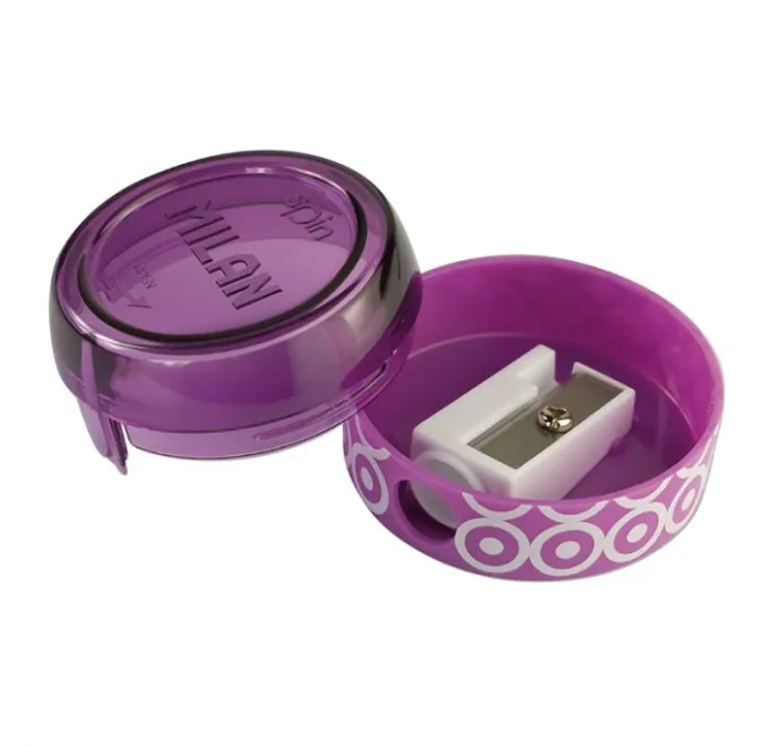 SACAPUNTAS DEPOSITO SPIN SURTIDO + 4 GOMAS 430 MILAN BYM10227