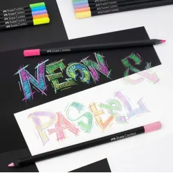 PINTURA MADERA BLACK EDITION C12 NEON Y PASTEL FABER-CASTELL 116410
