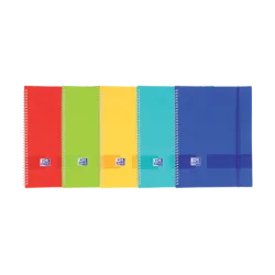 CARPETA 40 FUNDAS A4 ESPIRAL GOMA COLORES VIVOS OXFORD 400146223
