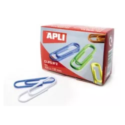 CLIPS 32MM COLOR SURTIDO Nº2 APLI 11723