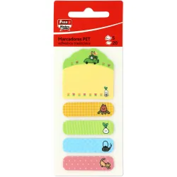 NOTA ADHESIVA MARCAPAGINA SURTIDO TRANSLUCIDOS 5 COLORES FIXO 65001599