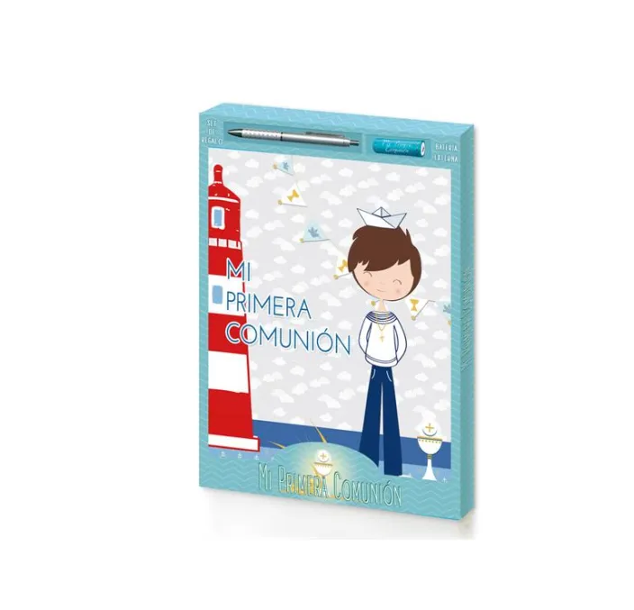 LIBRO COMUNION + BOLIG + BATERIA MARINERO ARGUVAL 41597