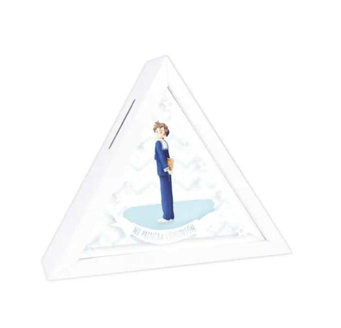 HUCHA TRIANGULAR COMUNIÓN NIÑO BIBLIA ARGUVAL 48703